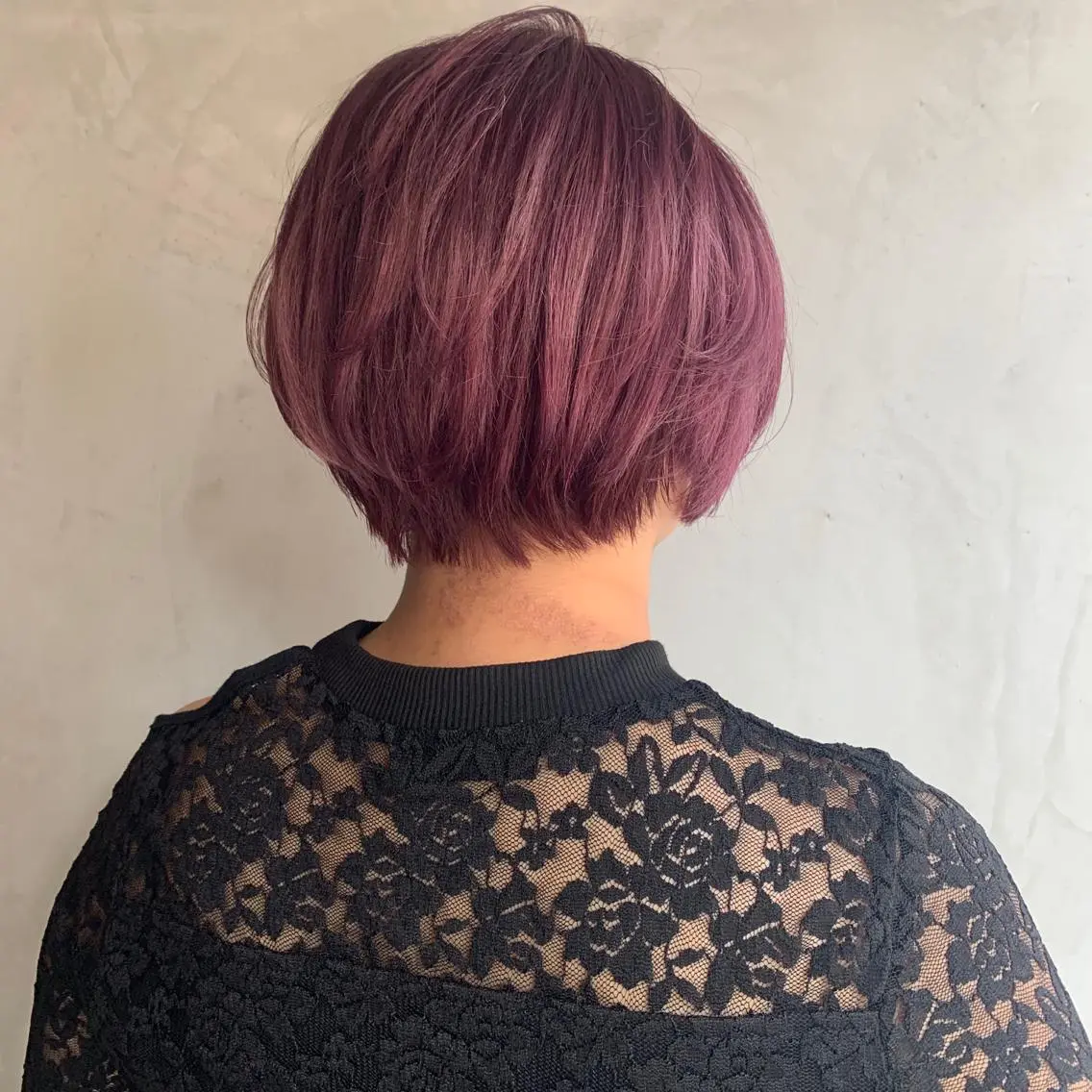 ショート カラー ブリーチ ハッシュカット /MANAMIのヘアスタイル