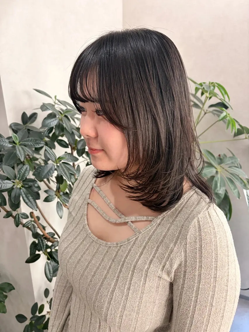 ミディアム カット 🌼似合わせカラー / Misaki🌼のヘアスタイル
