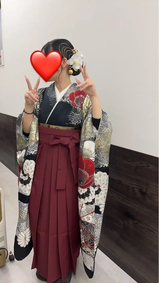 袴着付け➕ヘアセットの写真