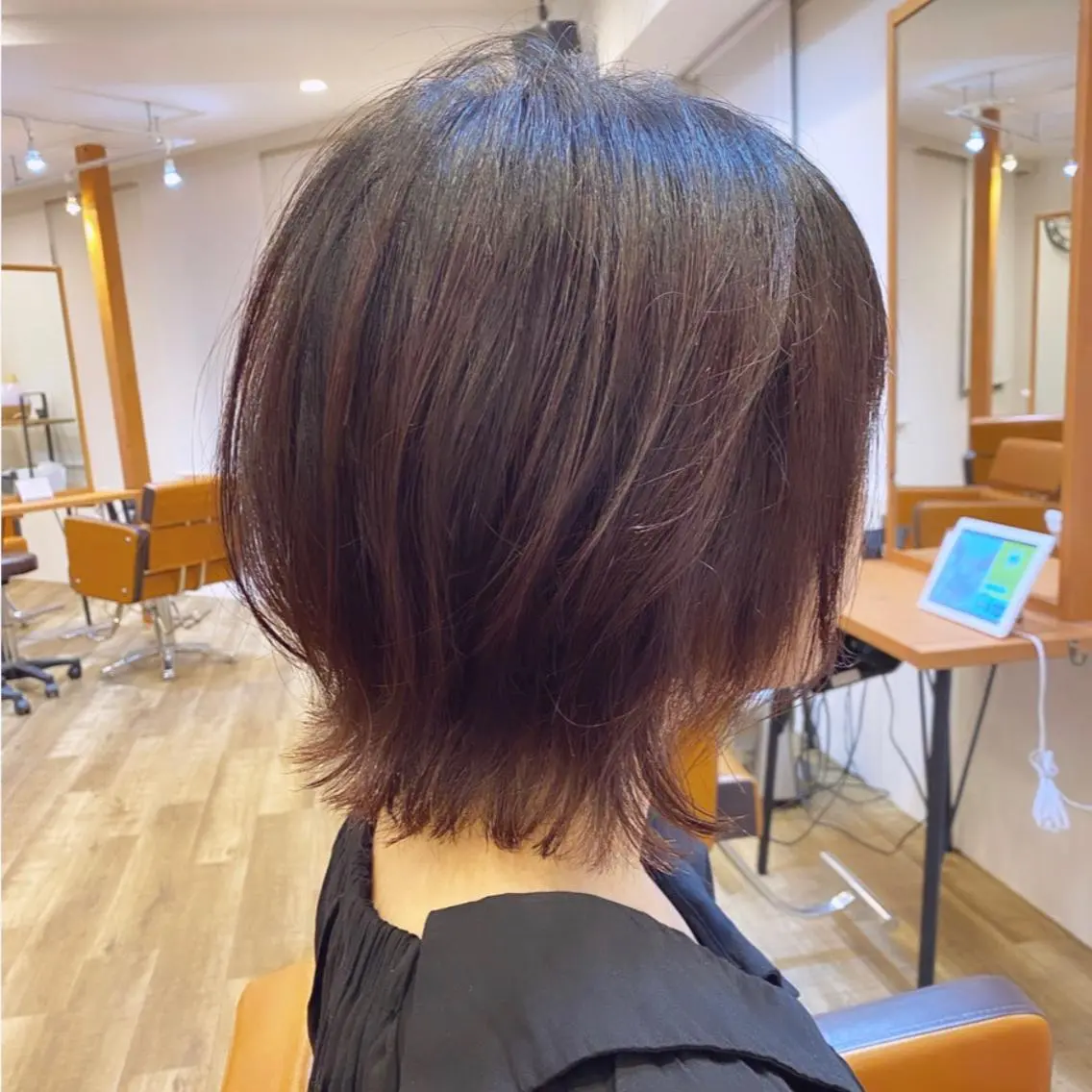 ショート カラー TELA HAIR 副代表　岡田のヘアスタイル