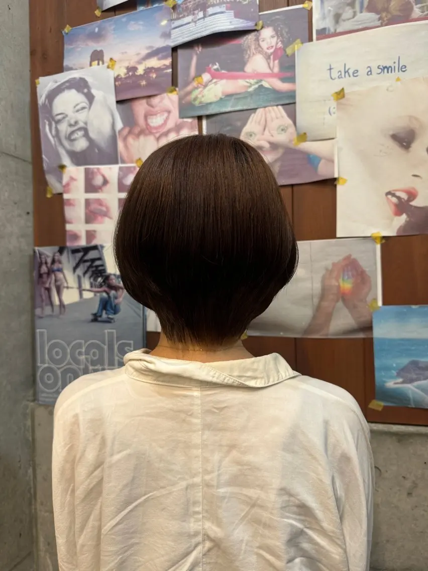 ショート ショートヘア 佐藤 百葉のヘアスタイル