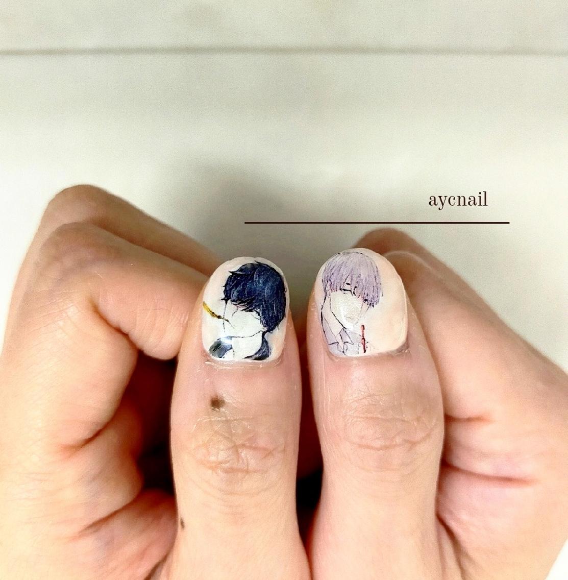 ネイル ハンドネイル 推しネイル | 　aycnailのネイルデザイン
