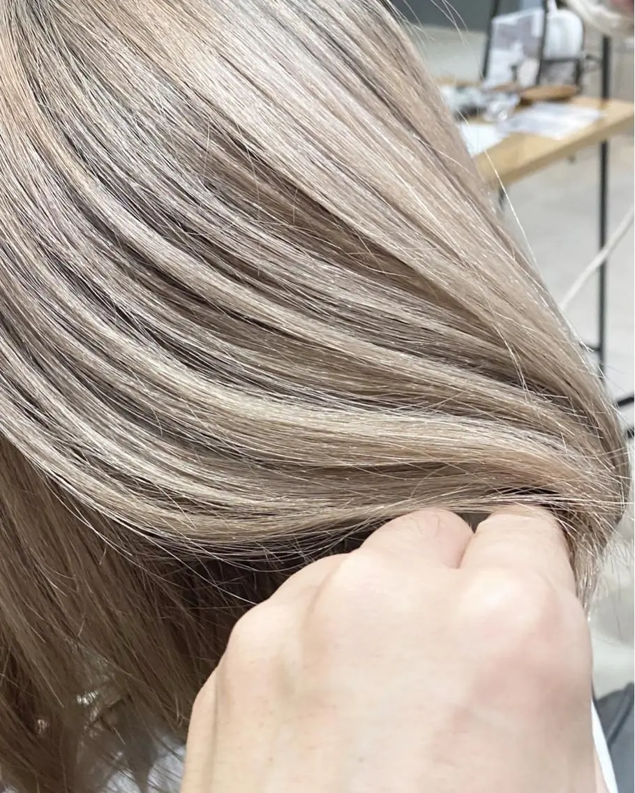 ダブルカラー+オーガニックトリートメント¥10000 👍の写真