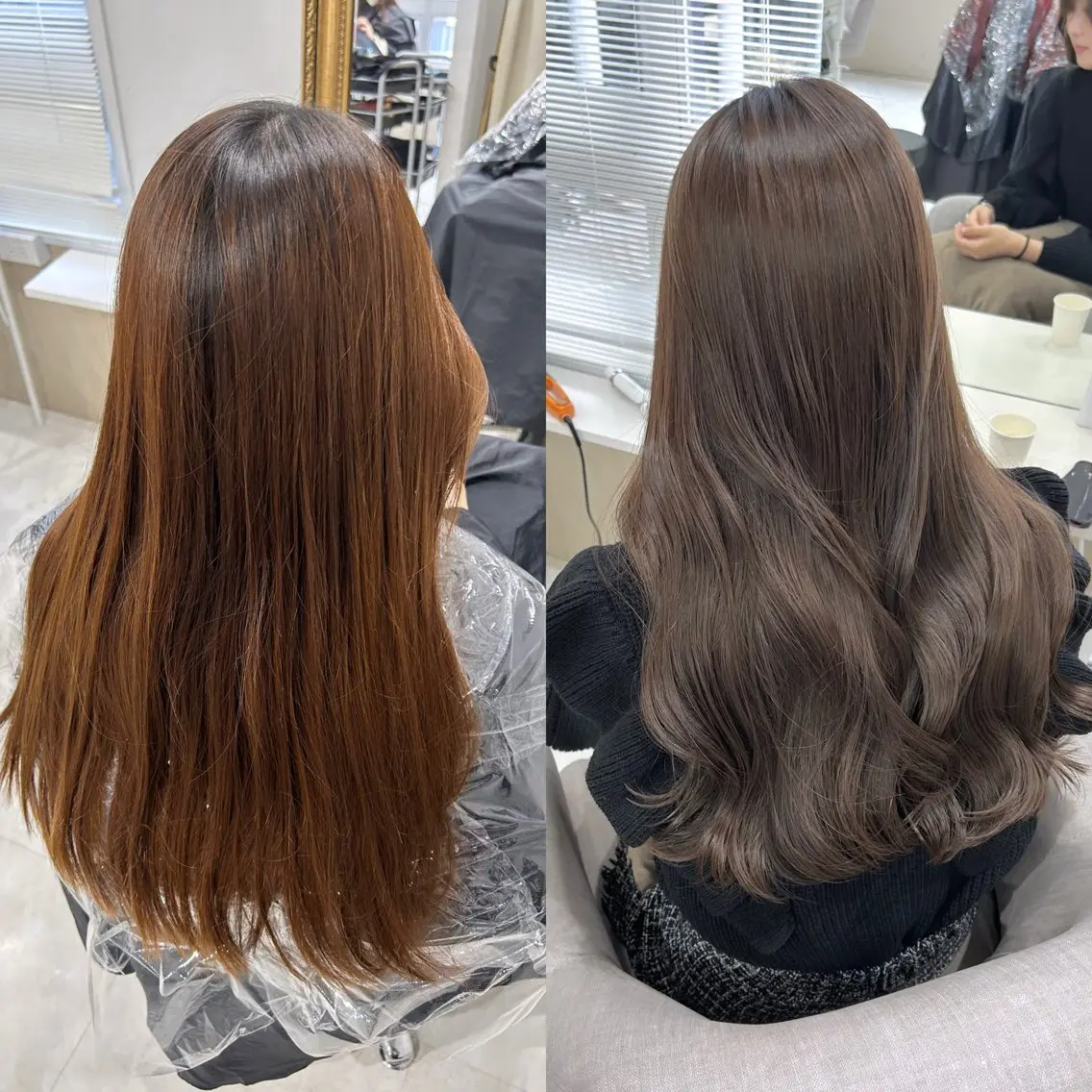 ロング カット ヘアカラー トリートメント 髪質改善× ブリーチなしyutoのヘアスタイル