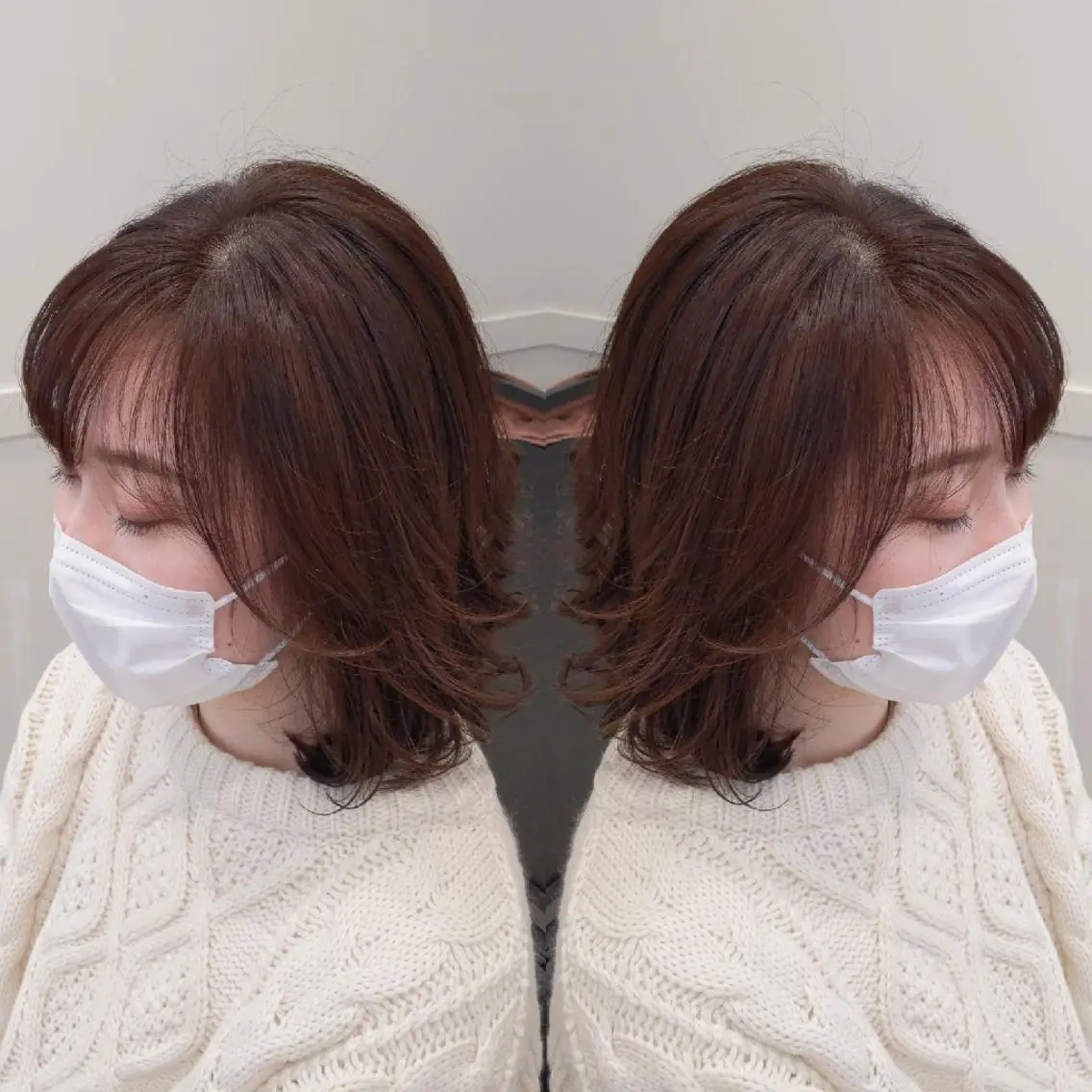 ミディアム Yuka ∥ 深層筋 ×睡眠改善ヘッドスパのヘアスタイル