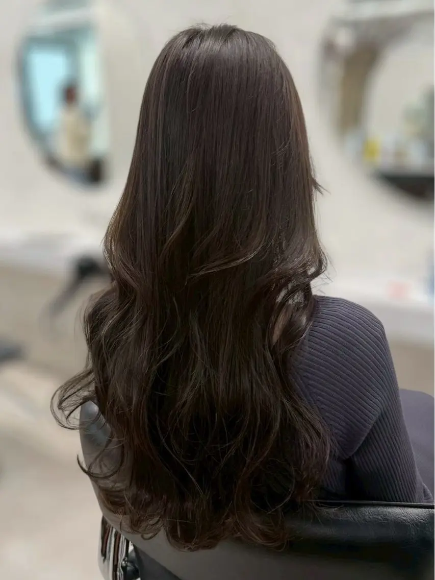 ロング 田渊 日菜のヘアスタイル