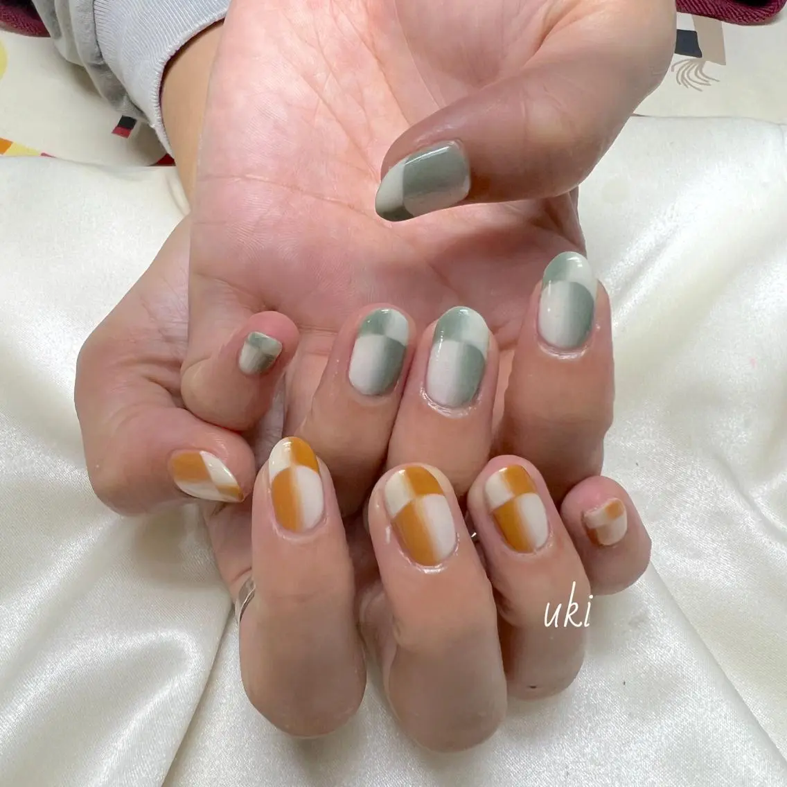 ネイル フレンチネイル グラデーション ハンドネイル Ameri nail /UKIのネイルデザイン