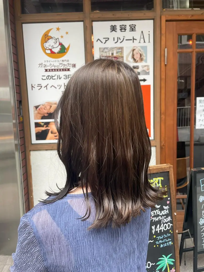 【簡単スタイリング🧸】🫧似合わせカット+レディースパーマ🫧の写真