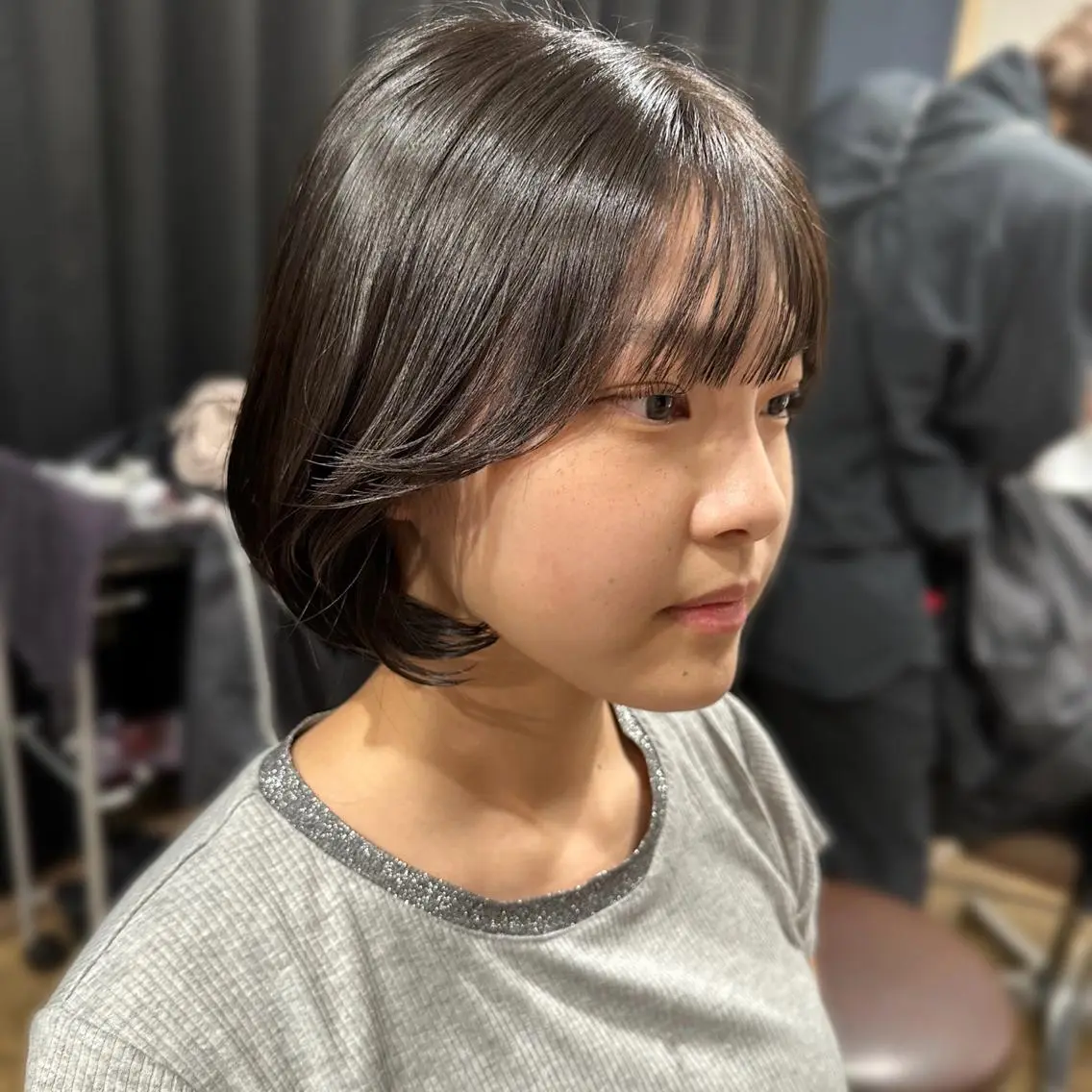 ショート ボブ 韓国風ヘア 韓国𝐻𝑎𝑖𝑟 🇰🇷🖤ハラのヘアスタイル