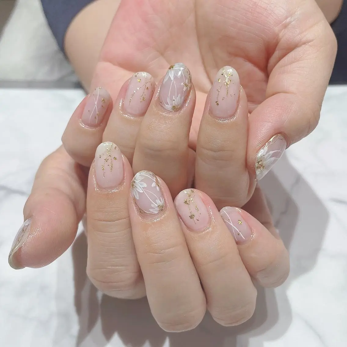 ネイル 春ネイル ネイルサロン Belleのネイルデザイン