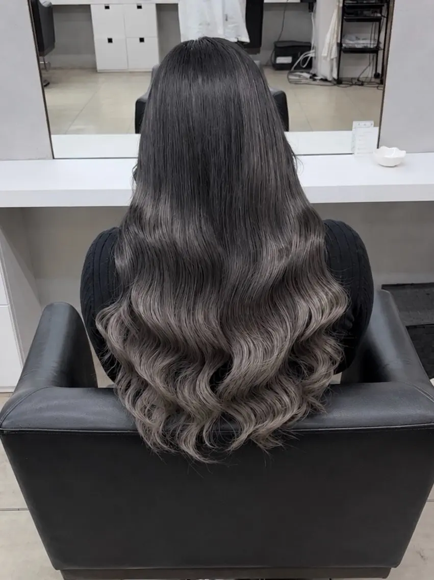 ロング エクステ エクステ uiki シールエクステのヘアスタイル