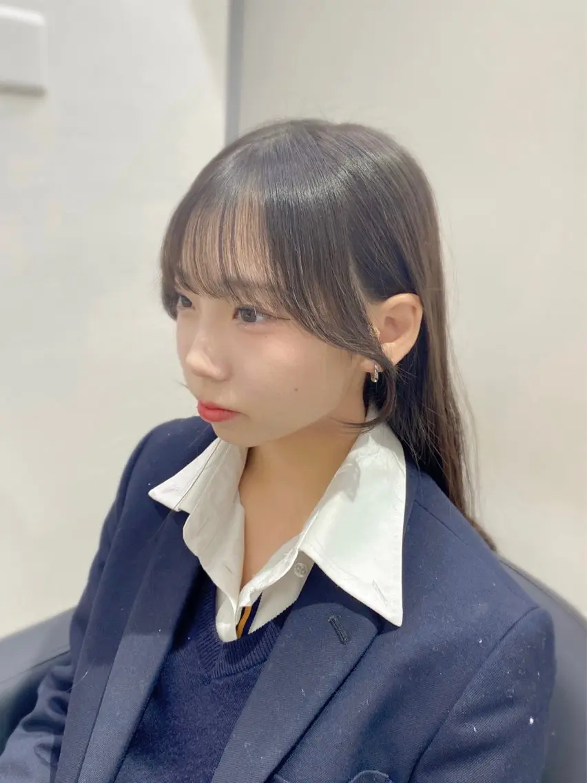 ロング YUZU🎀顔まわり ×レイヤーカットのヘアスタイル
