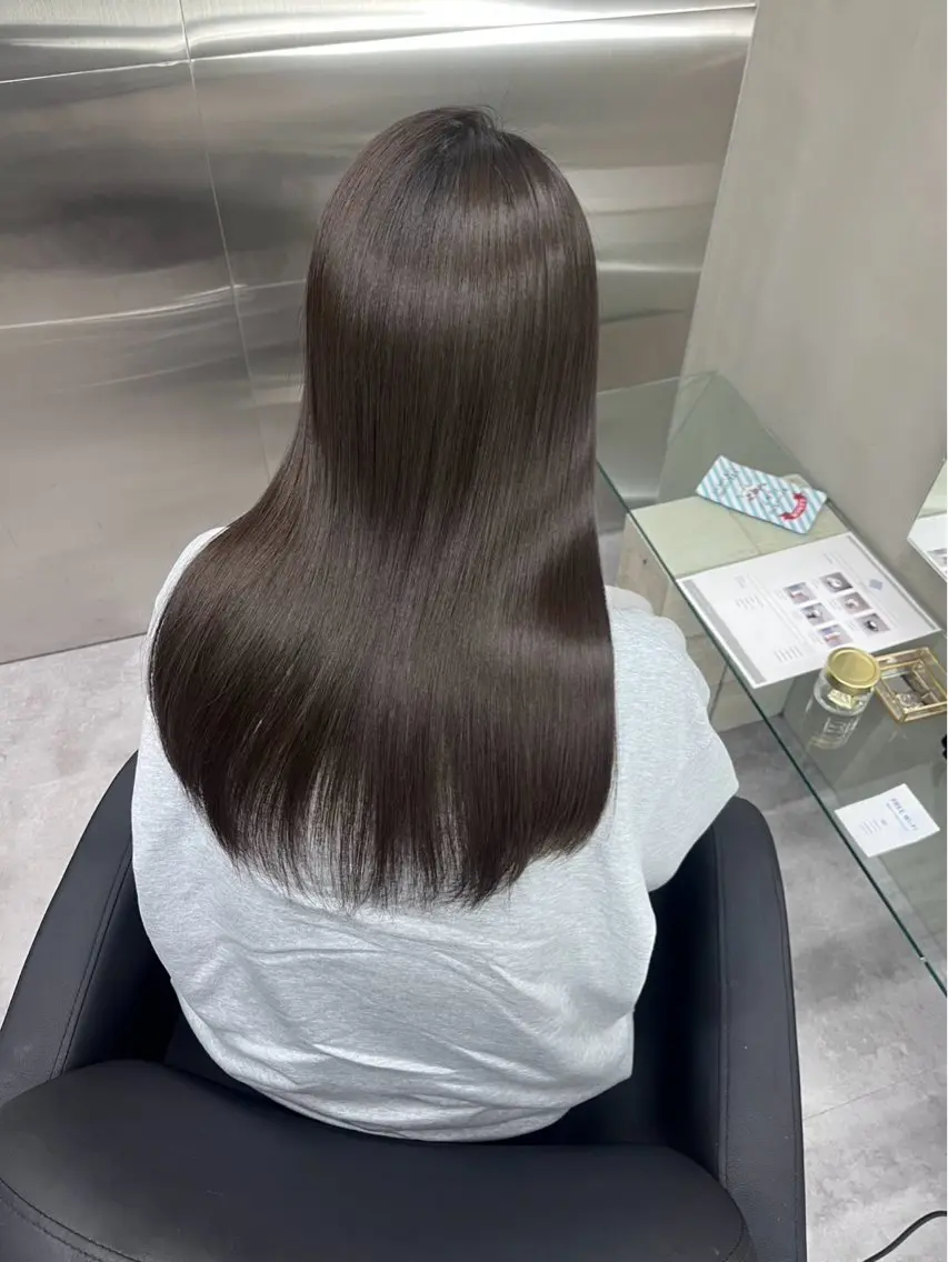 ロング 髪質改善 縮毛矯正 トリートメント 縮毛矯正 トリートメント 《柔らかhair𓍯 》木村美姫のヘアスタイル