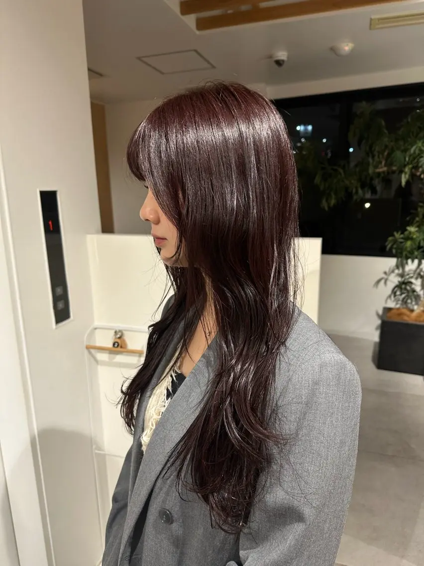 ロング ロング カット ヘアカラー トリートメント 和田 あおいのヘアスタイル