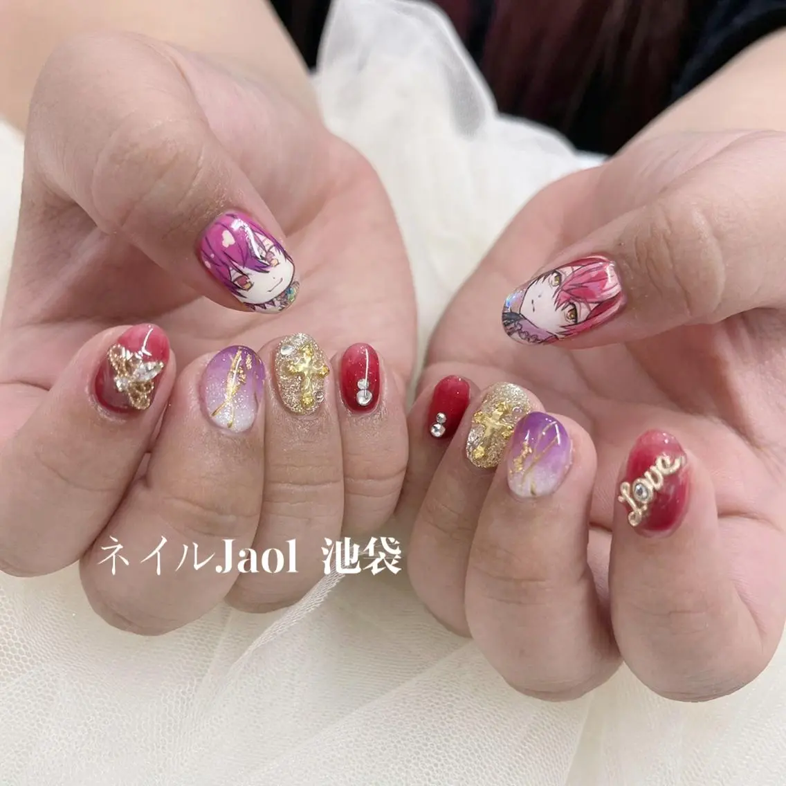 ショート ネイルJaol 池袋のネイルデザイン