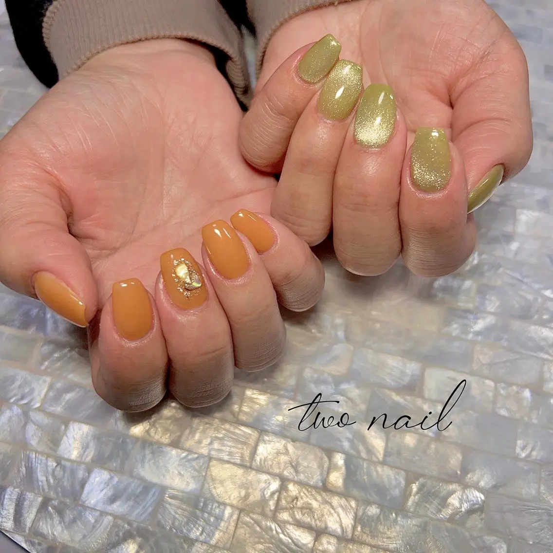 ネイル アートネイル フットネイル ハート ニュアンスネイル オフィスネイル ハンドネイル two nailのネイルデザイン
