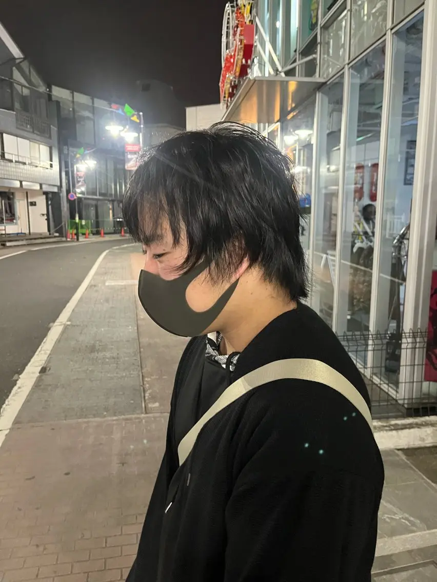 メンズ デザインカラー🍬✨ 透明感カラー✨ナナのヘアスタイル