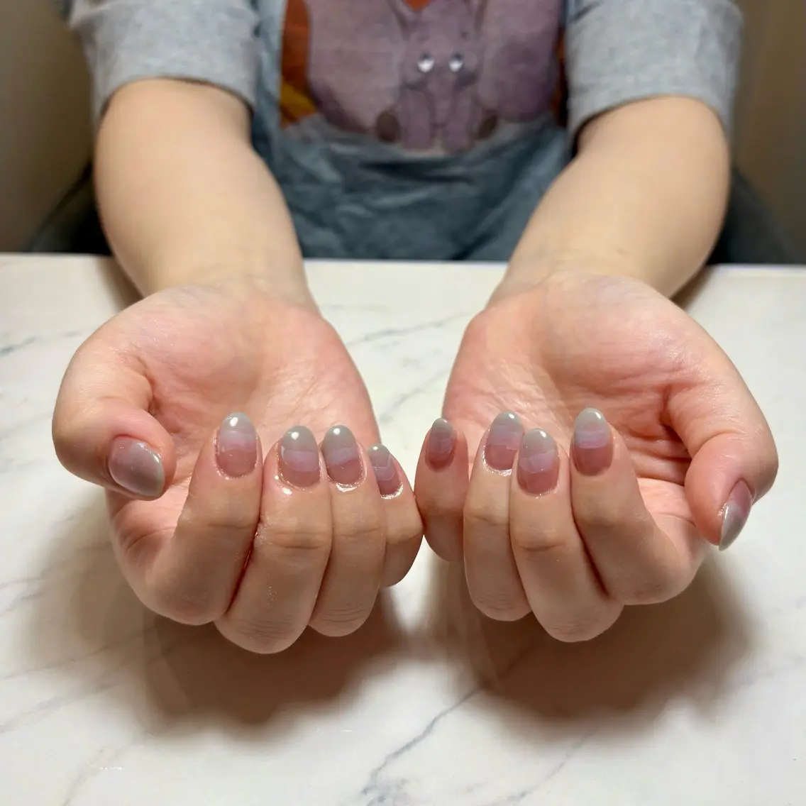 ネイル ニュアンスネイル 💫 さりのネイルデザイン