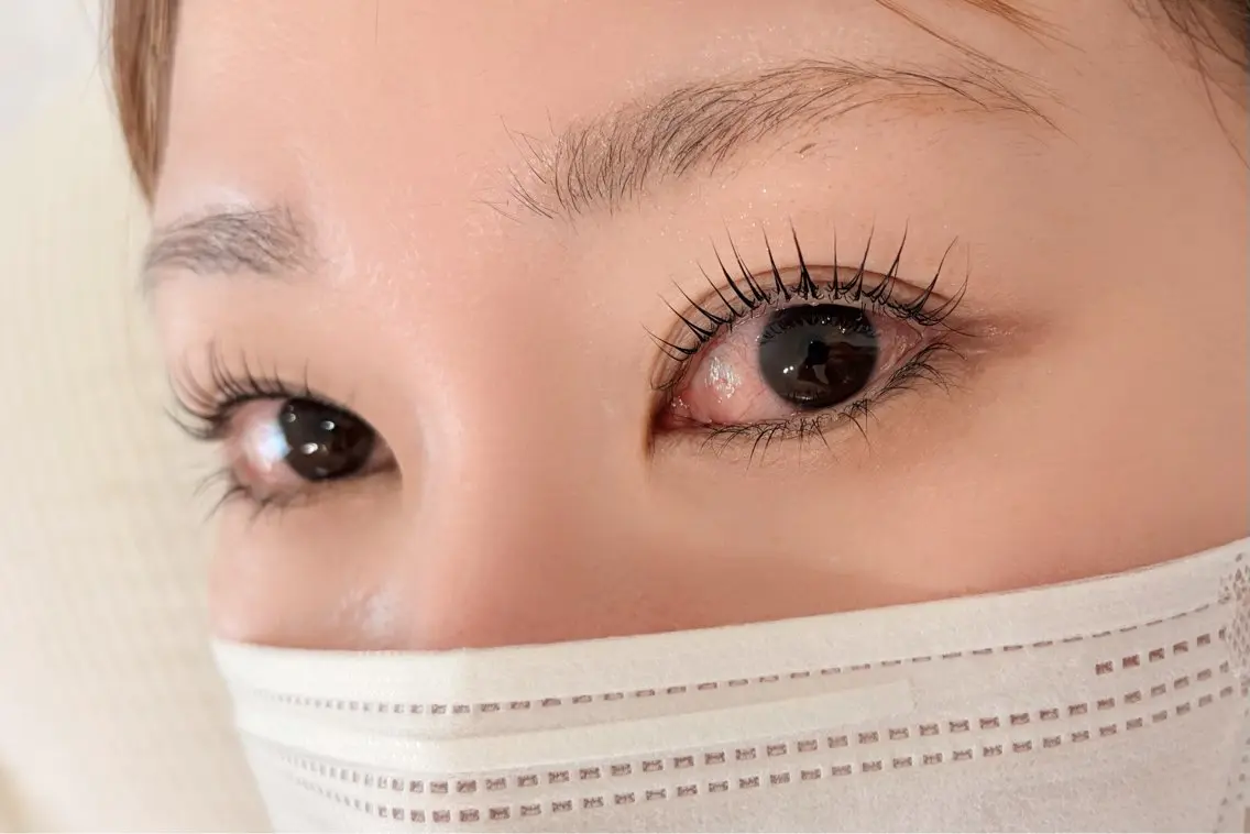 まつげパーマモデルの写真