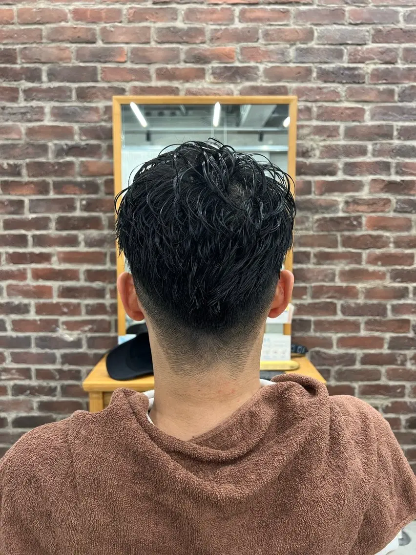 ショート メンズ カット ヘアセット tomoメンズ特化 /パーマ/カットのヘアスタイル