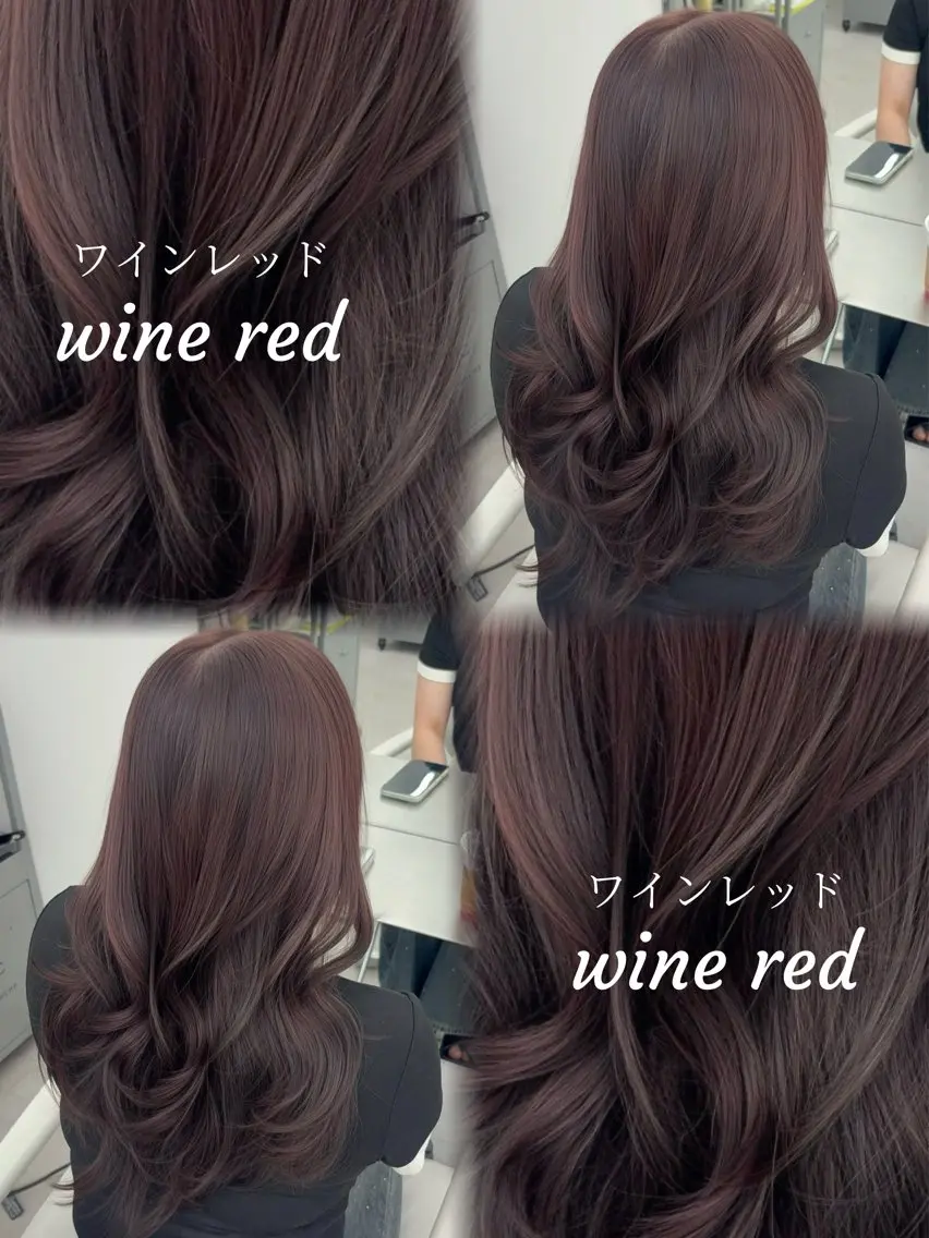 ロング カラー カット ヘアカラー トリートメント 韓国ヘア/レイヤー/ 顔まわり足立遥奈のヘアスタイル