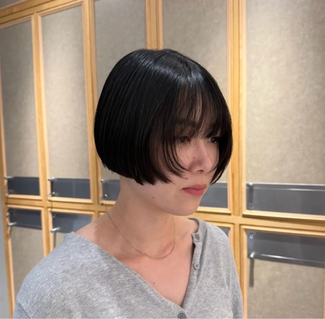 ショート カラー ヘアアレンジ 艶髪/ボブモデル 募集🫧Terukaのヘアスタイル