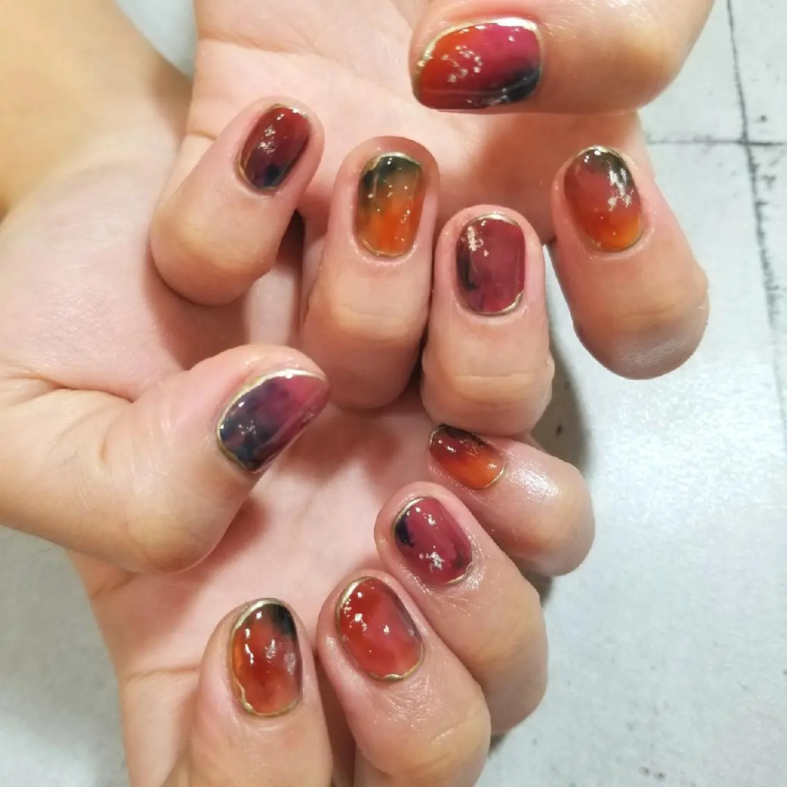 ネイル アートネイル nijiiro🌈 サトウのネイルデザイン