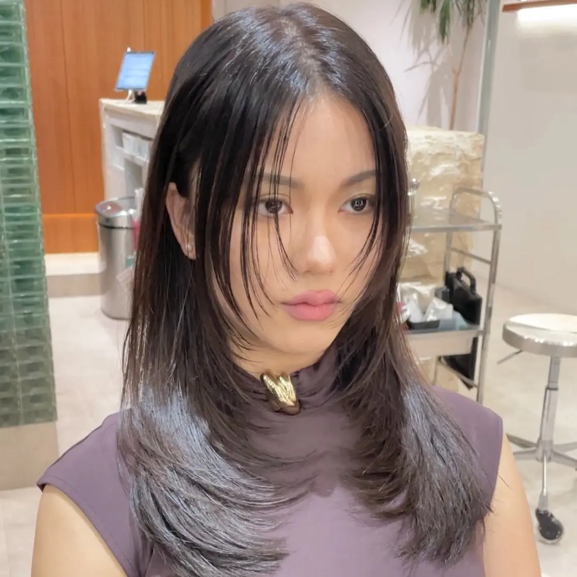 セミロング カラー 【渋谷】ボブ・ レイヤーボブ特化✂︎のヘアスタイル