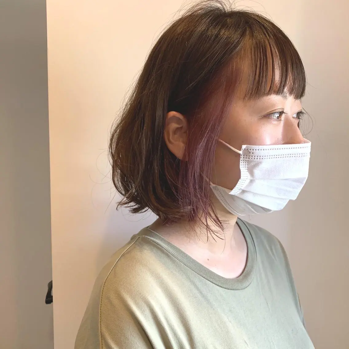 カラー パーマ カット パーマ 綿貫 美雪のヘアスタイル