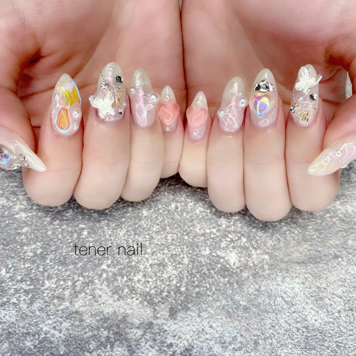 ネイル キラキラネイル テネルネイル tener nailのネイルデザイン