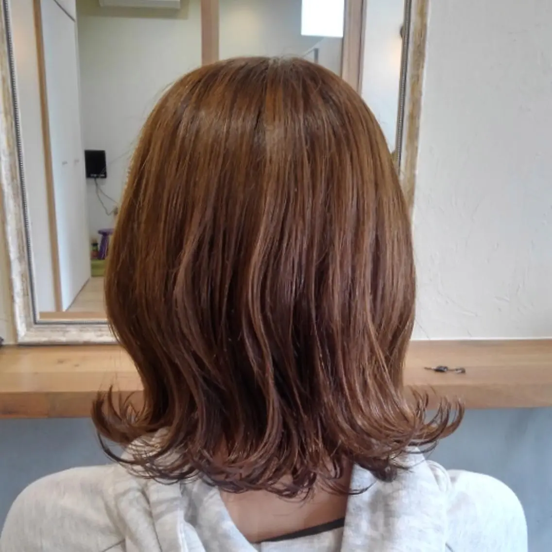 ミディアム ボブ 三島 有佳里のヘアスタイル