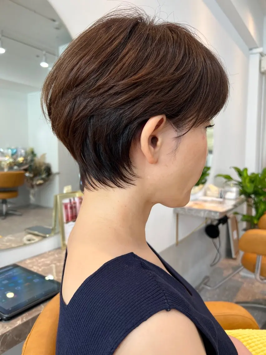 ショート 《カット¥0》 朝山良徳のヘアスタイル