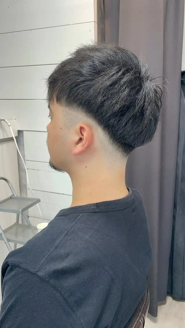 ショート メンズ フェードカット カット 似合わせ/前髪カット /店長 村上直也のヘアスタイル