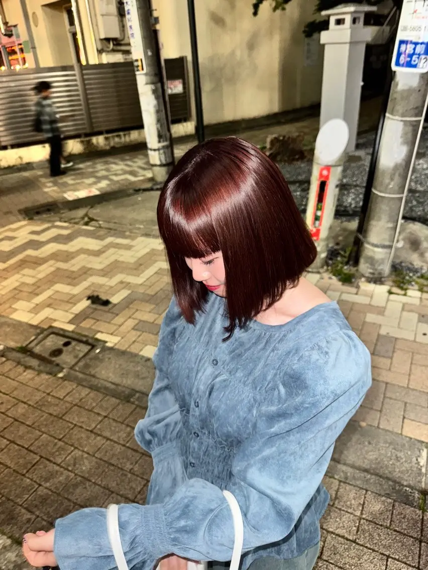 ショート ヘアカラー トリートメント 髪質改善/アレンジ/ カラーyumeのヘアスタイル