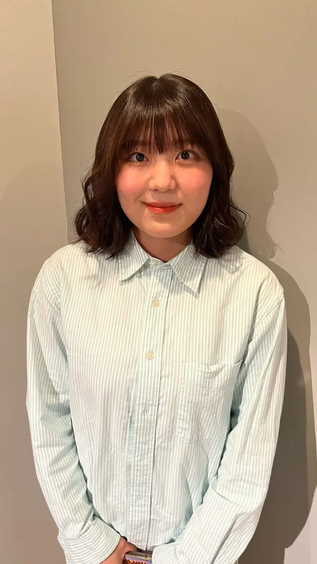 ミディアム トリートメント ミディアムレイヤー/ 艶カラー🎀　emiのヘアスタイル