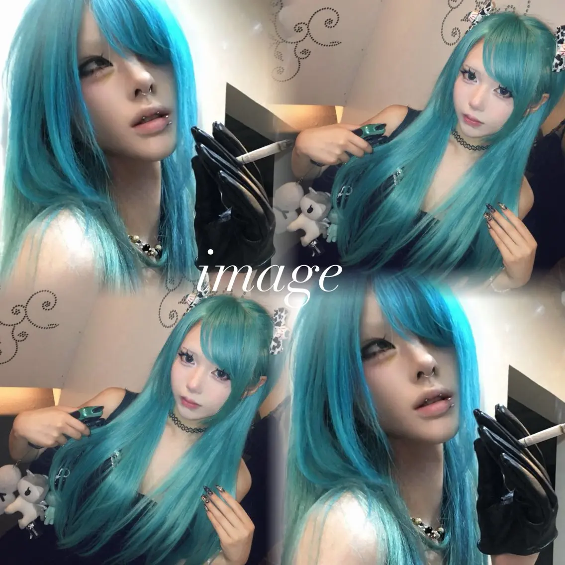 カラー 𝕹𝖔𝖆 🪽⋆⊹𓂃 ࣪ ˖のヘアスタイル