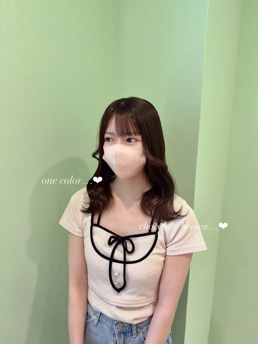 カラー ブラウンカラー ヘアカラー エクステ🎀 暖色カラー🎀amiのヘアスタイル