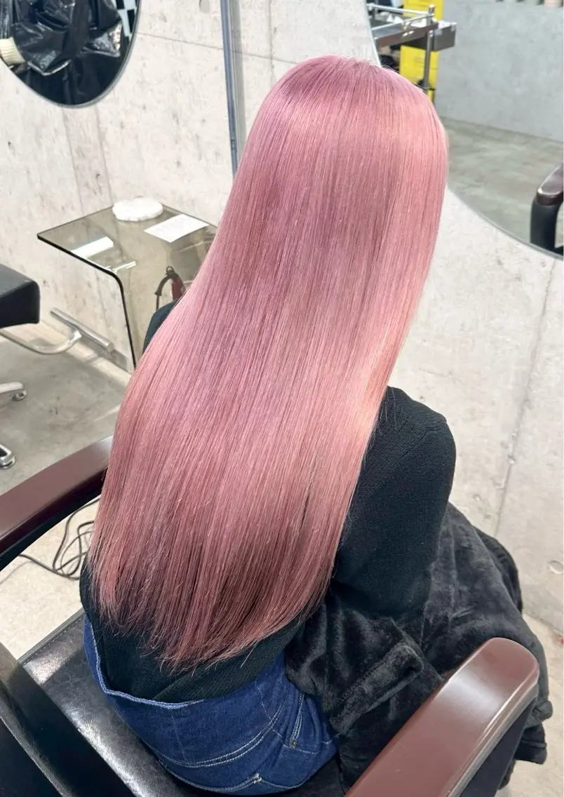 【明るくしたい方】💖ダブルカラー(ケア込)+カラー+トリートメント💖ブリーチ1回の写真