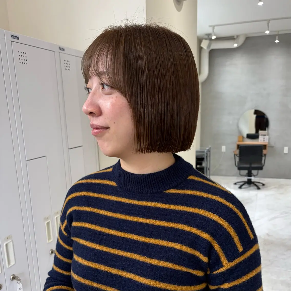 ショート カラー ボブ 似合わせカット カット ヘアカラー トリートメント YUUKI/ミニボブ ボブ/髪質改善のヘアスタイル