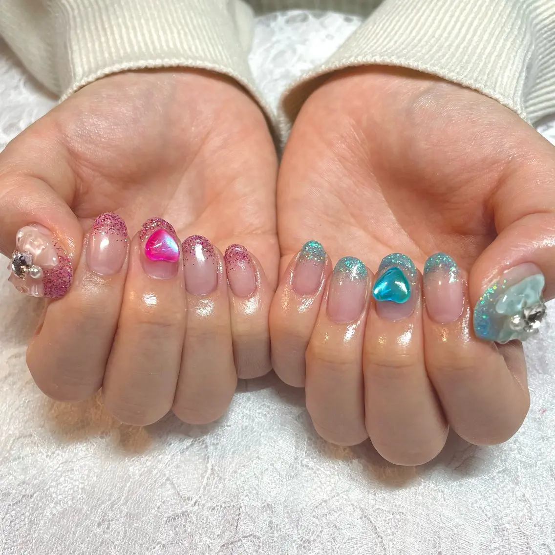 ネイル ハンドネイル Nail ヌシん家 AKANEのネイルデザイン