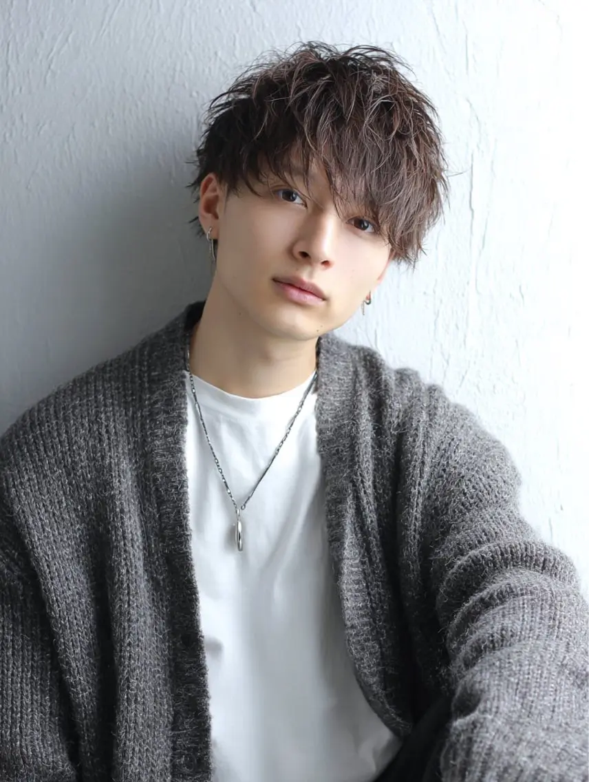 カラー メンズ 反橋 聖のヘアスタイル