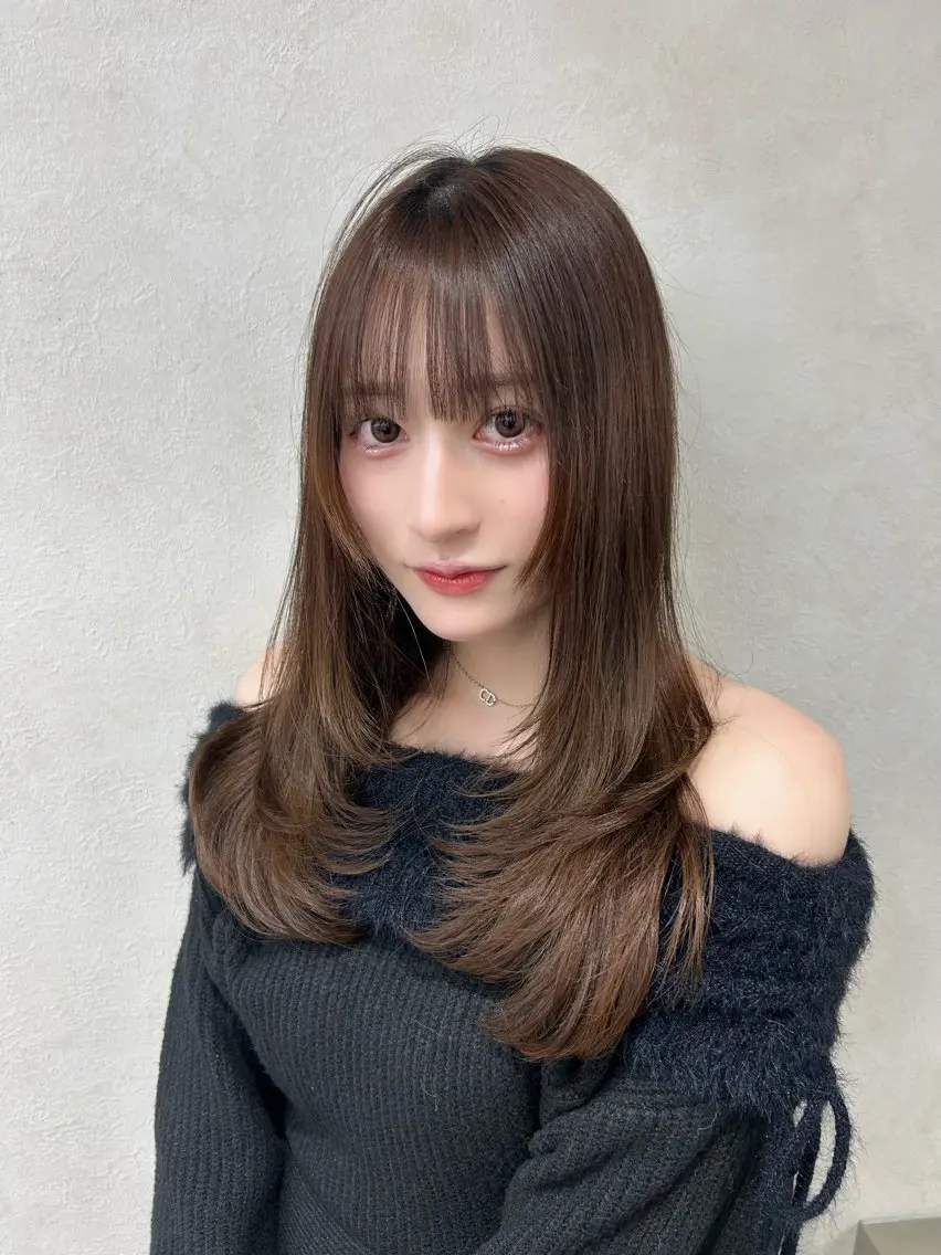ロング あ い か 🎀 レイヤーカットのヘアスタイル