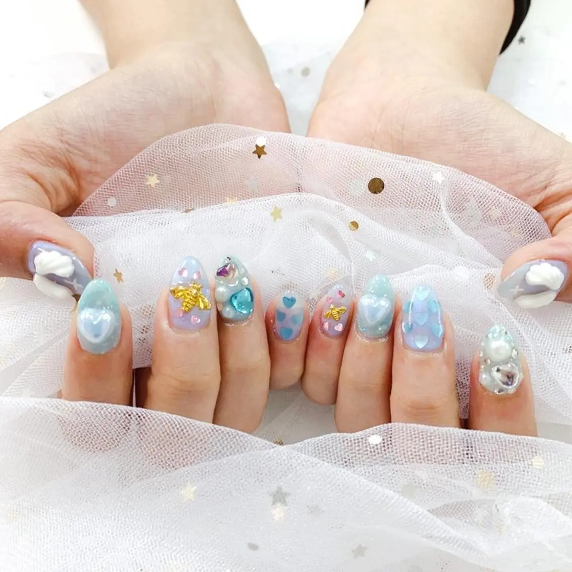 ネイル ハンドネイル Melody  3D/スカルプ専門店のネイルデザイン