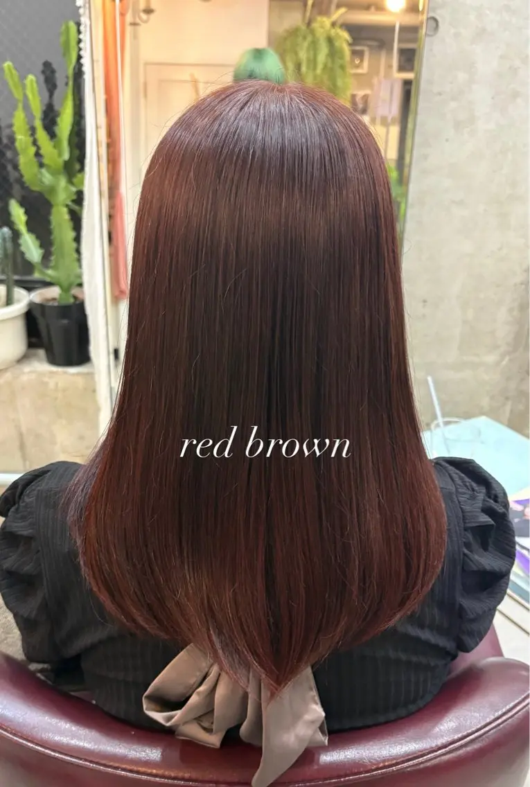 カラー ヘアカラー 縮毛矯正 🎨みっきー ダブルカラー✨のヘアスタイル