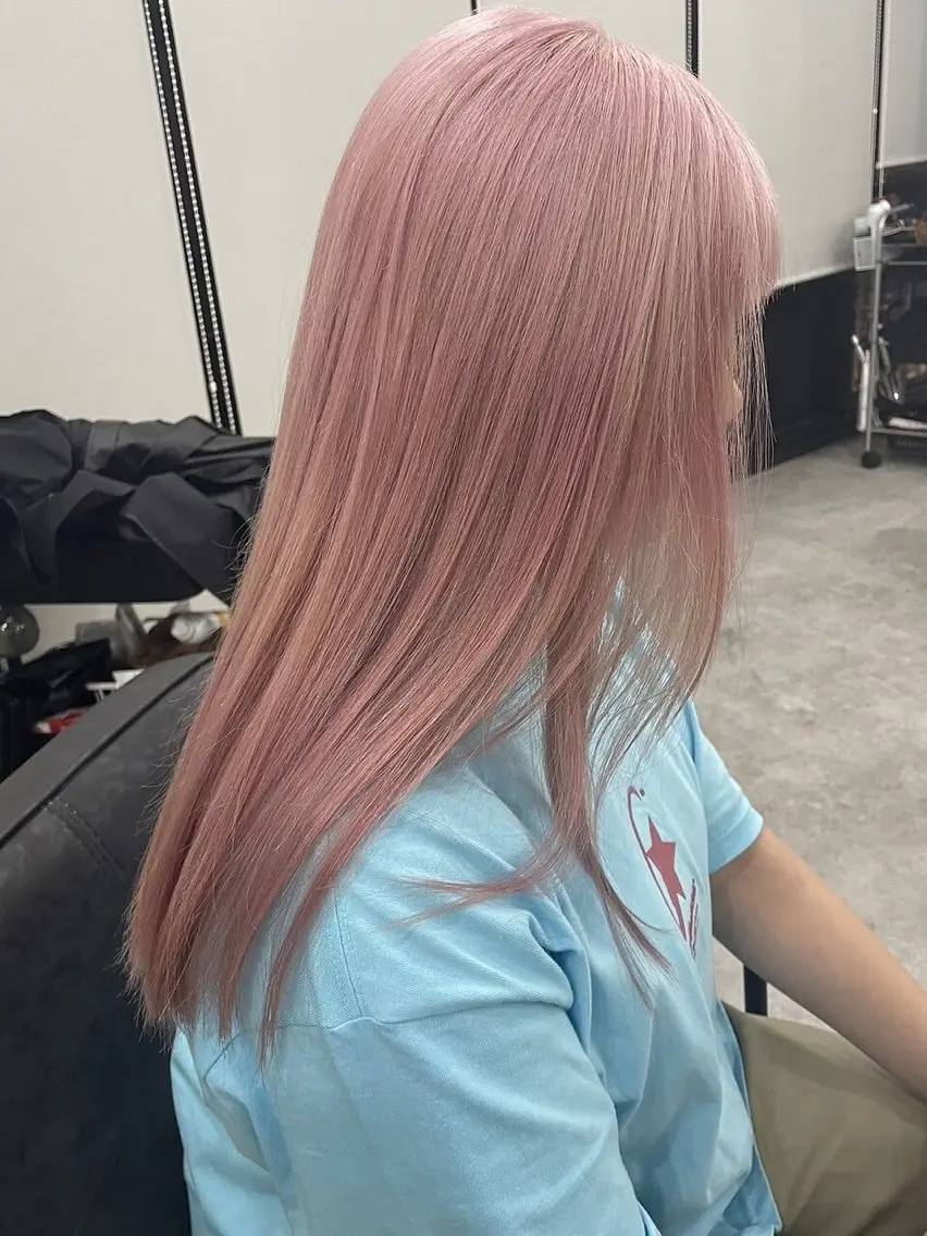 ⭕️1日2名限定⭕️ケアブリーチダブルカラー+艶TRの写真