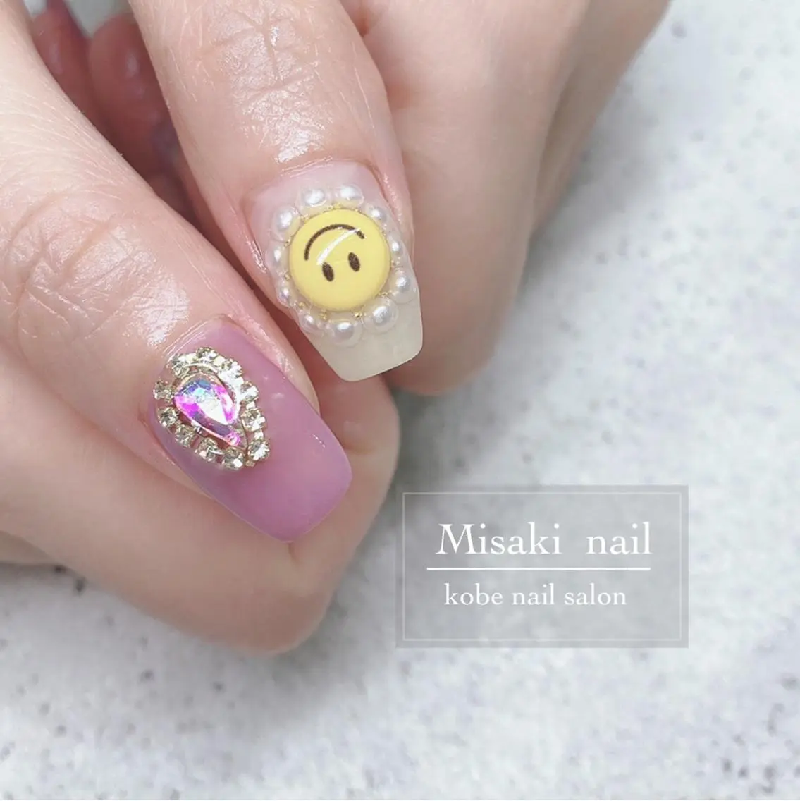 ネイル 韓国ネイル ワンホンネイル ハンドネイル nailsalon miinailsのネイルデザイン