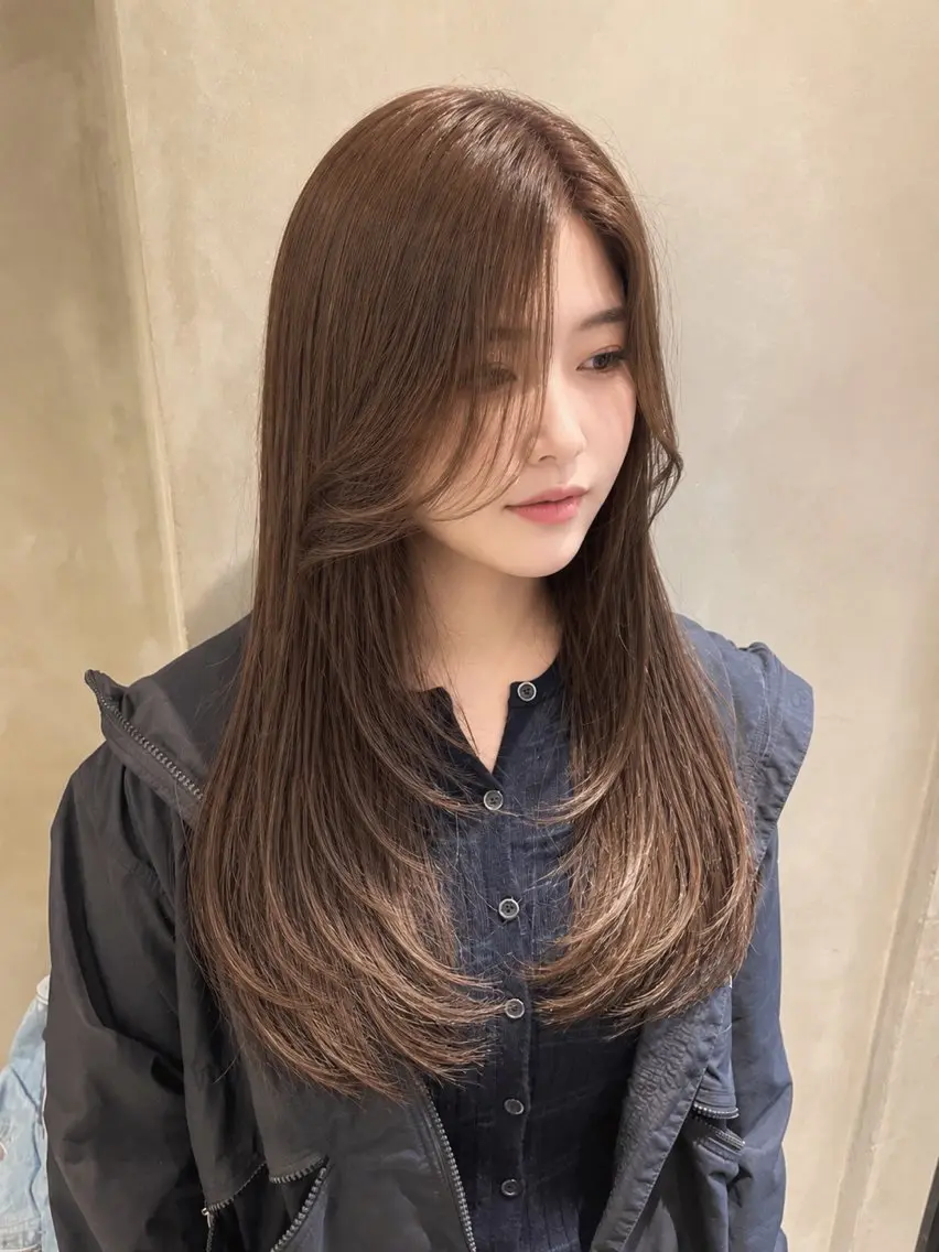 ロング カラー カット ヘアカラー トリートメント 新宿 /透明感カラー レイヤー/NANAのヘアスタイル