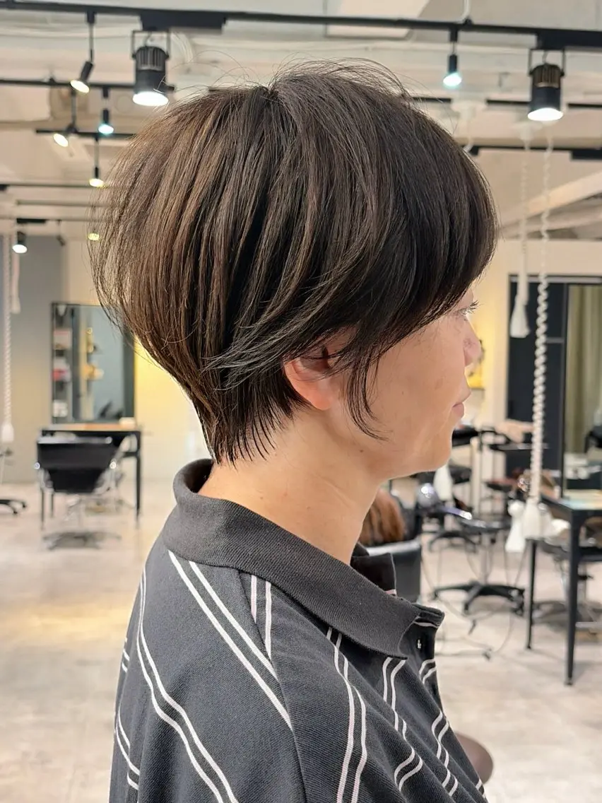 ショート 久保 佳乃のヘアスタイル