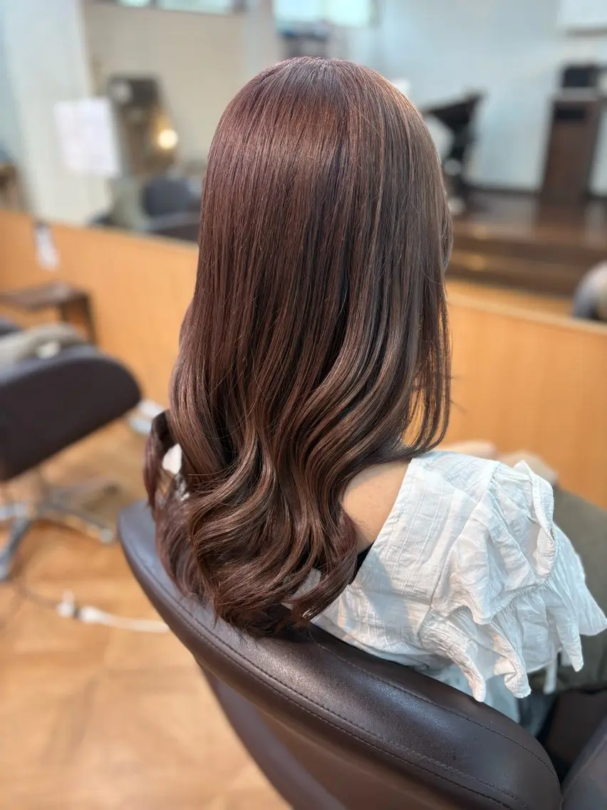 ロング カット ヘアカラー 🍒Ayana🍒 艶カラー🍒のヘアスタイル