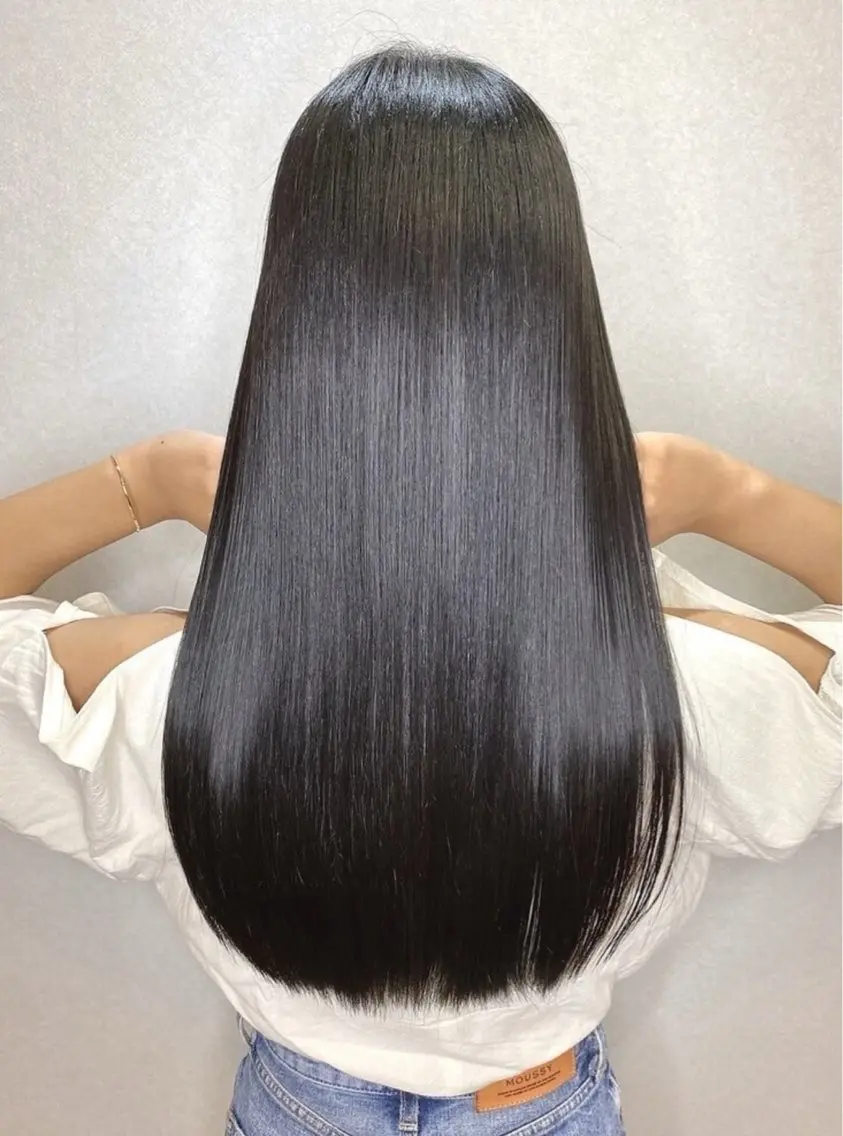 ロング ヘアカラー トリートメント brace 小笹花純のヘアスタイル
